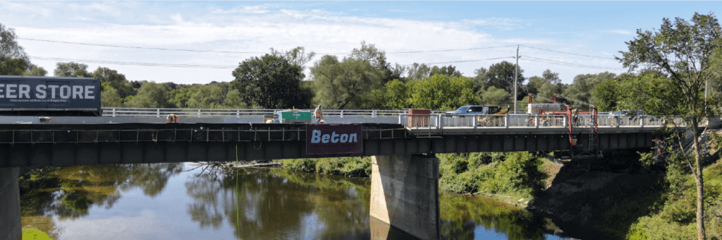 Bridge 004-274 and 004-275 Rehabilitation in Hanover, ON by Beton.