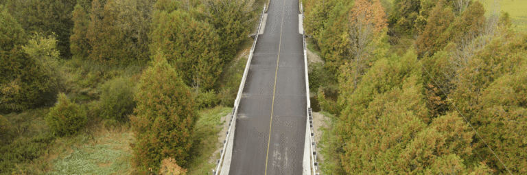 Carrick Creek Bridge Rehabilitation in Mildmay Ontario by Beton.
