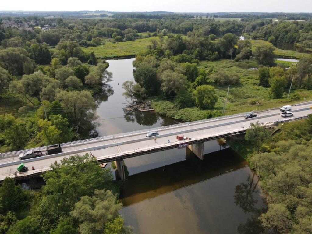 Rehabilitation and replacement of bridges by Beton in Ontario Canada.