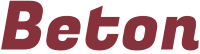 Beton heavy civil construction contractor logo.